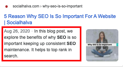 Optimize Meta Descriptions
